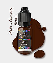 Пігмент  для татуажу брів Magic Cosmetic Brown M1, 10 мл