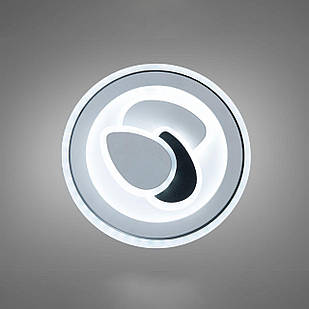 Настінно-стельовий LED світильник 20 см колір каркасу білий D-23172