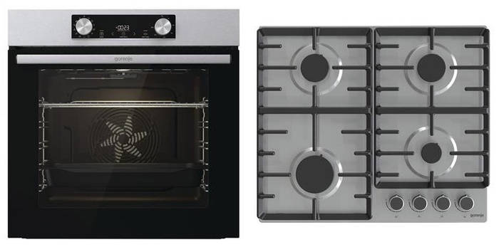 Gorenje Комплект (духовка электрическая BO6737E02XK + варочная ...