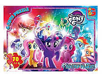 Пазлы из серии My little Pony (Моя маленькая пони) 70 эл. MLP030 ТМ G-TOYS BP