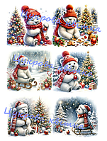 Вафельна картинка. Цукрова картинка. Біле ведмежатко