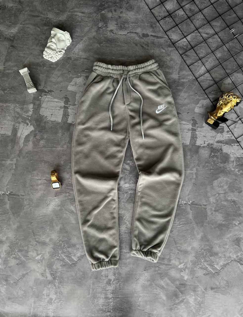Чоловічі зимові штани Nike M1743 сірі, фото 1