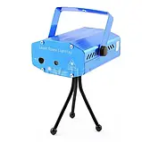 Лазерний проектор Диско LASER HJ09 2in1, Mini Laser Stage Lighting з триногою, фото 2