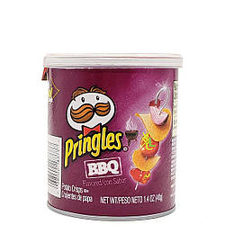 Упаковка 12 шт Чіпси Pringles BBQ барбекю 40г