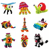 Конструктор липучка Bunchems Банчемс 200 деталей, фото 5