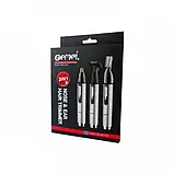 Тример GEMEI GM-3107 3 в 1 для вух, брів і бороди, фото 9