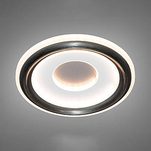 Настінно-стельовий LED світильник 20 см колір каркасу білий з графітом D-5510