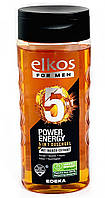 Чоловічий гель для душу Elkos Power Energy 5в1 з екстрактом імбиру 300 ml