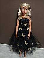 Бальне пишне плаття на свято і свято Леді-метелик 5-8 років чорне із золотом