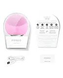 Електрична щітка, масажер для очищення шкіри обличчя Foreo LUNA Mini 2, Світло-рожевий, фото 5