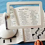 Настільна лупа з підсвічуванням Brighter Viewer, збільшення 3X, поворот на 360°, фото 8