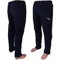 Тёмно синие мужские прямые спортивные штаны (Демисезонные) Размеры: 44,46,48,50,52 (25005)