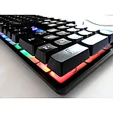 Провідна клавіатура з підсвічуванням KEYBOARD HK-6300, фото 3