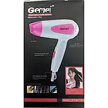 Фен для волосся дорожній Gemei GM-1756, фото 9
