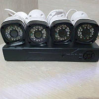 Уличные камеры видео наблюдения готовый комплект AHD камер система видеонаблюдения 4 видеокамеры VIP