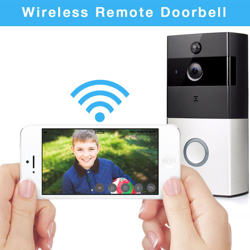 Беспроводной дверной звонок с датчиком движения AKASO wifi видеодомофон с камерой и записью для дома VIP - фото 2 - id-p2024073156