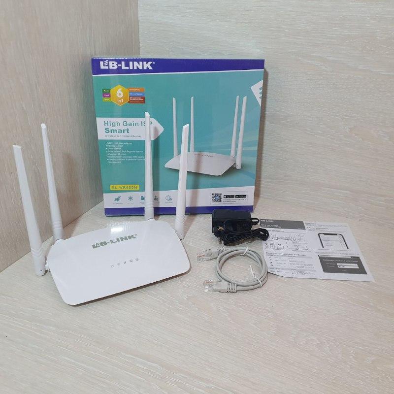 Wifi роутер LB-Link Сетевой маршрутизатор на 4 антенны 2.4GHz 300 Mbps Двухдиапазонный роутер для дома VIP - фото 10 - id-p2024079118