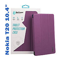 Чехол-книга BeCover Smart для Nokia T20 10.4" Purple (708044) Sava Family