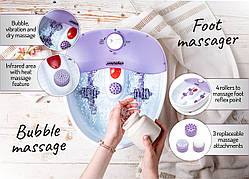 Роликовий масажер для ніг - гідромасажна ванна для ніг Mesko MS 2152