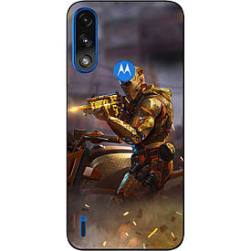 Силіконовий чохол Case для Motorola Moto E7 Power з картинкою Call of Duty Ruin Industrial Раян