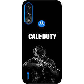 Силіконовий чохол Case для Motorola Moto E7 Power з картинкою Call of Duty