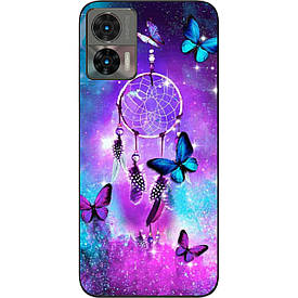 Чохол силіконовий Case для Motorola Edge 30 Neo з картинкою Метелики та оберег