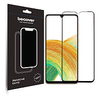 Защитное стекло BeCover для Samsung Galaxy A34 5G SM-A346 Black (708840) Sava Family