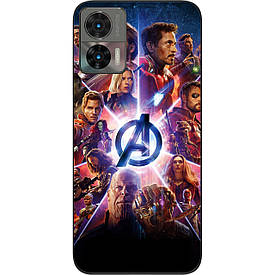 Силіконовий чохол Case для Motorola Edge 30 Neo з картинкою Месники