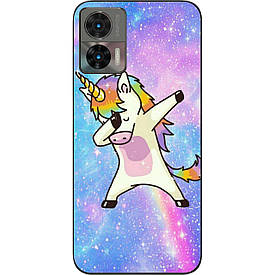 Силіконовий чохол Case для Motorola Edge 30 Neo з картинкою Єдиноріг стилю