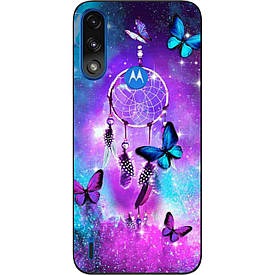 Чохол силіконовий Case для Motorola Moto E7 Power з картинкою Метелики та оберег