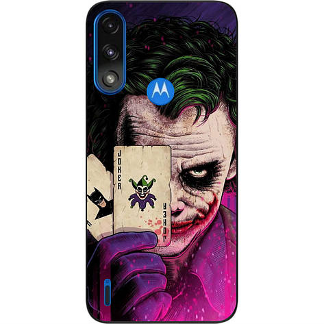 Бампер силіконовий Case для Motorola Moto E7i Power з малюнком Джокер, фото 1