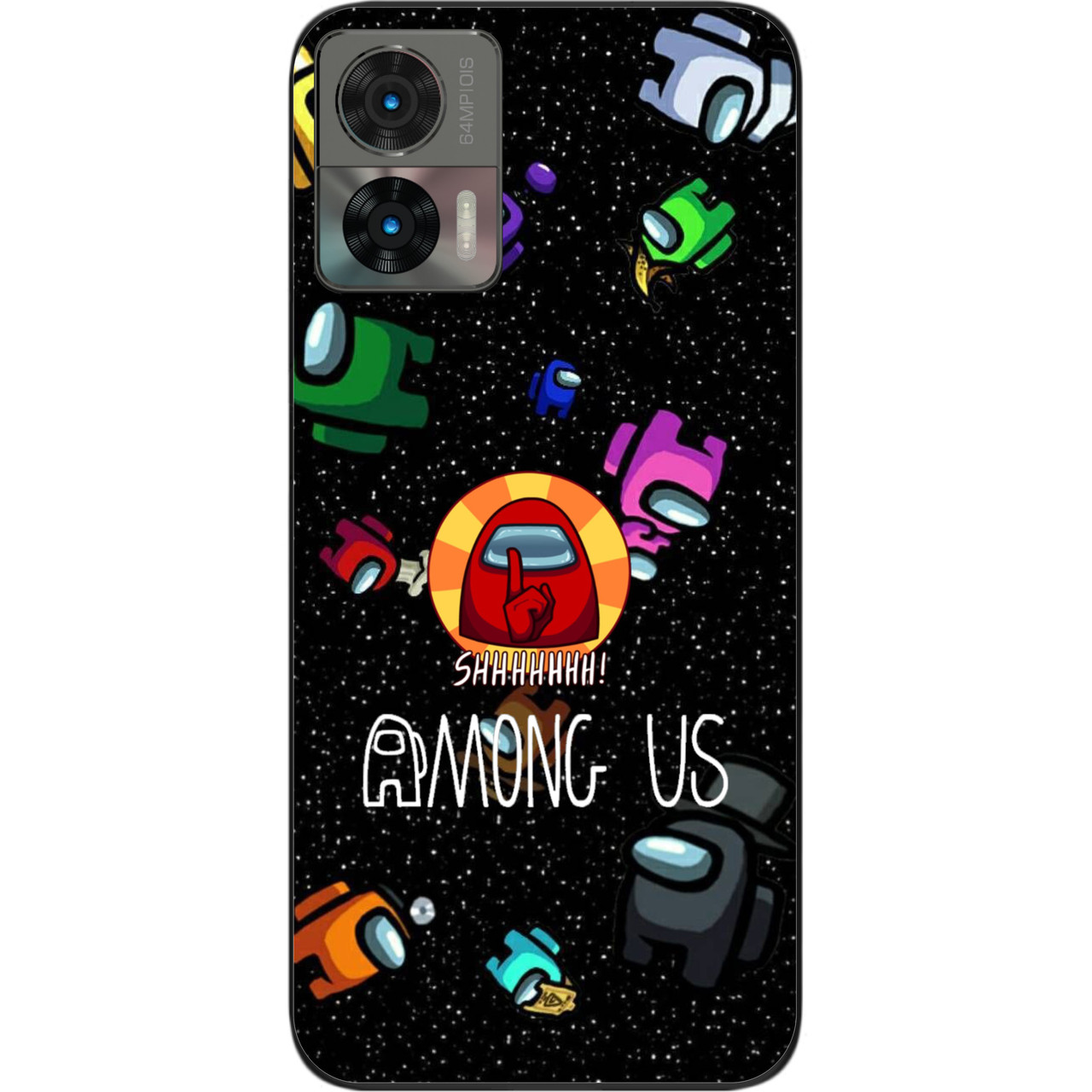 Силіконовий чохол Case для Motorola Edge 30 Neo з картинкою Among Us Тихо