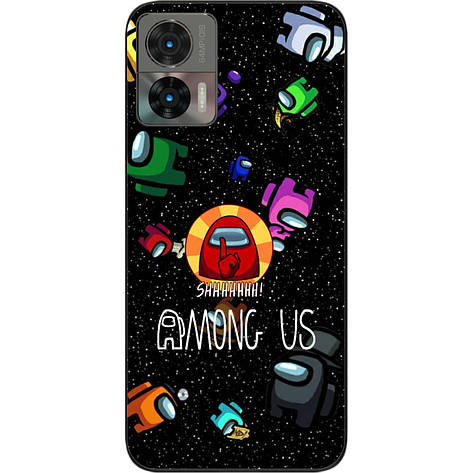 Силіконовий чохол Case для Motorola Edge 30 Neo з картинкою Among Us Тихо, фото 1