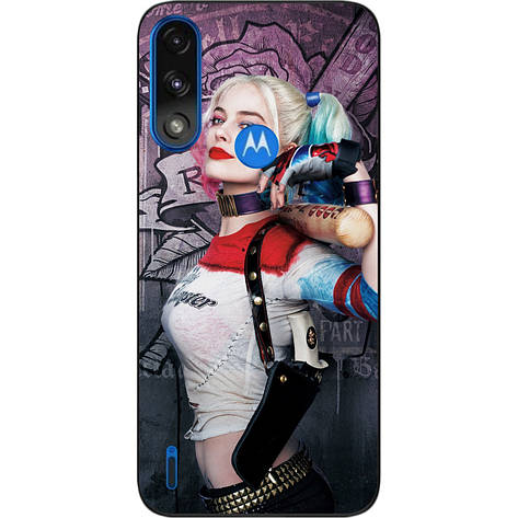 Силіконовий чохол Case для Motorola Moto E7i Power з картинкою Харлі Квін, фото 1