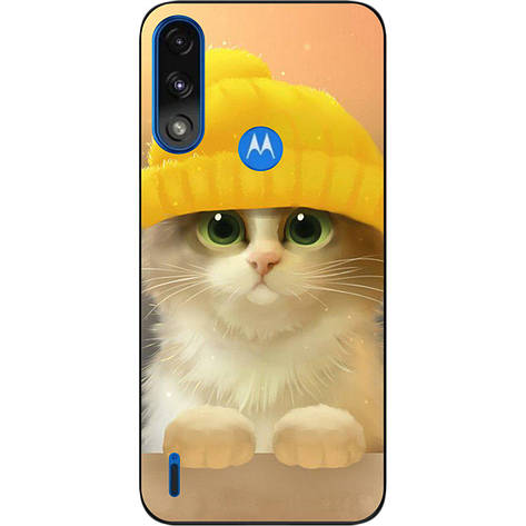 Оригінальний бампер Case для Motorola Moto E7i Power з картинкою Кошеня, фото 1