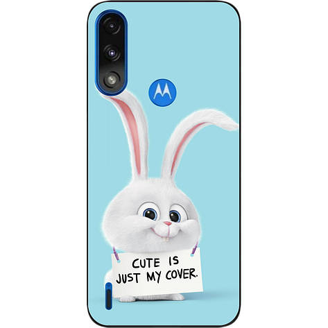 Оригінальний бампер Case для Motorola Moto E7i Power з картинкою Зайчик, фото 1