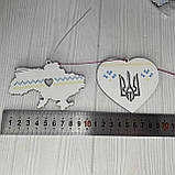 Ялинкова прикраса Новорічна іграшка "Карта України", фото 4