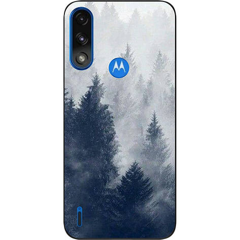 Чохол силіконовий Case для Motorola Moto E7i Power з картинкою Ліс, фото 1