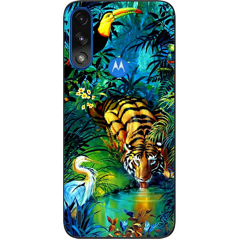 Силіконовий чохол Case для Motorola Moto E7i Power з картинкою Джунглі, фото 1