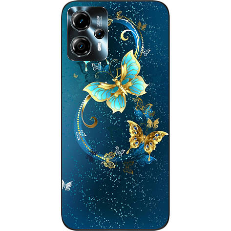 Чохол силіконовий Case для Motorola Moto G13 з картинкою Красиві метелики, фото 1