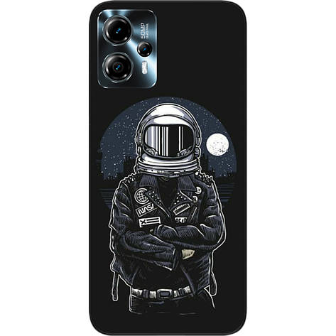 Чохол силіконовий Case для Motorola Moto G13 з картинкою Космонавт і місяць, фото 1