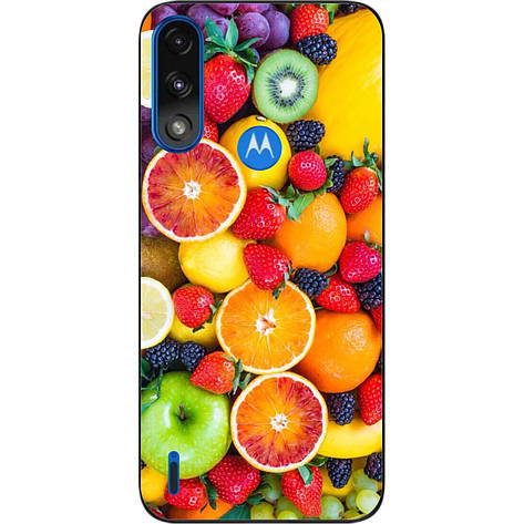 Силіконовий чохол Case для Motorola Moto E7i Power з картинкою Фрукти, фото 1