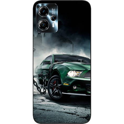 Бампер силіконовий Case для Motorola Moto G13 з малюнком Мустанг, фото 1