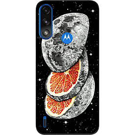 Силіконовий чохол Case для Motorola Moto E7 Power з картинкою Ф'южн