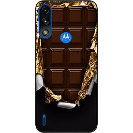 Силіконовий чохол Case для Motorola Moto E7 Power з картинкою Шоколад