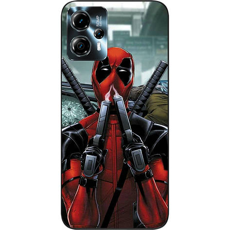 Силіконовий чохол Case для Motorola Moto G13 з картинкою Дедпул, фото 1