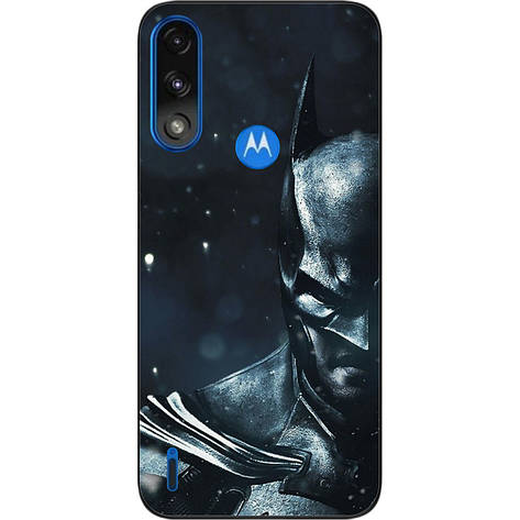 Силіконовий чохол Case для Motorola Moto E7i Power з картинкою Бетмен, фото 1