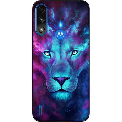 Силіконовий чохол Case для Motorola Moto E7i Power з картинкою Космолів, фото 1