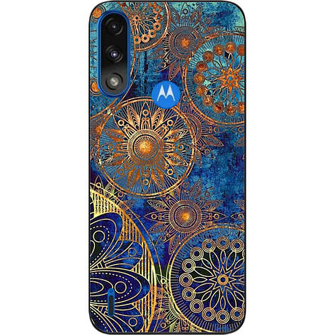 Силіконовий чохол Case для Motorola Moto E7i Power з картинкою Круги, фото 1