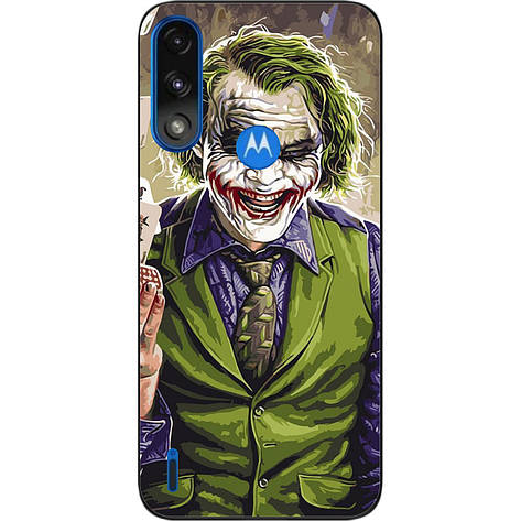 Силіконовий чохол Case для Motorola Moto E7i Power з картинкою Джокер, фото 1